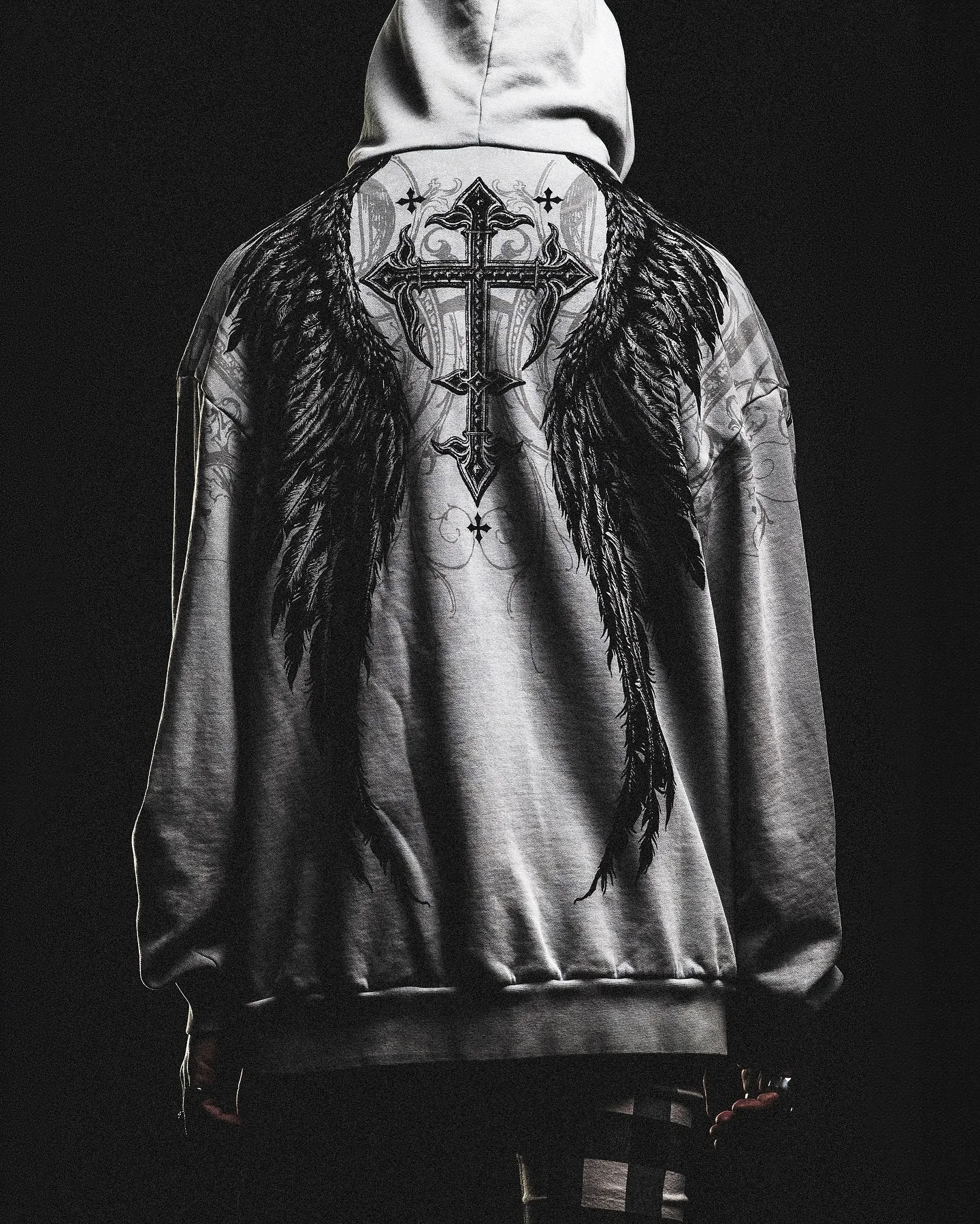 Vintage Hip Hop Skull Printing Oversized Hoodies Women Y2k Fashion Zipper Sweater Couples Grunge Harajuku Gothic Tops