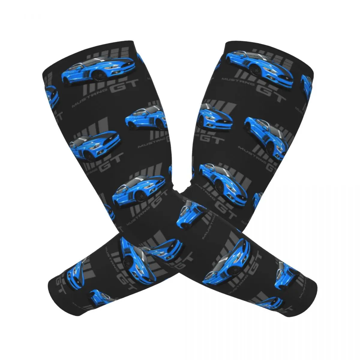 

Mustang Gt Arm Sleeves Men Women Sun UV Protection Tattoo Cover Up Sports Cooling Cycling
