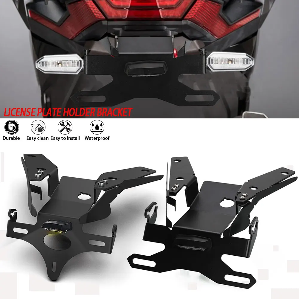 

2024 Motorcycle License Plate Holder Bracket For HONDA X-ADV750 XADV750 2021 2022 2023 X-ADV XADV XAdv 750 Fender Eliminator Kit