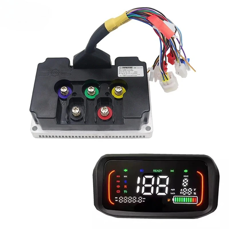 FOR ND72680 48V-72V Hall DC 350A Phase 680A BLDC Motor Controller with N1S One-line DN7 Display Kits