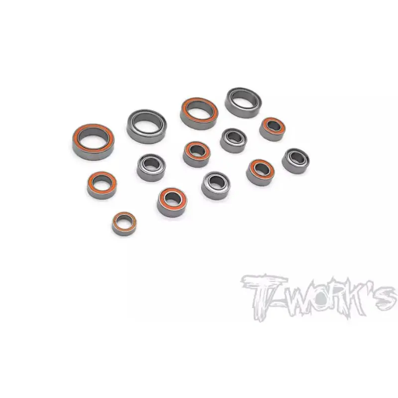 Original T works  BBS-MTC2 Precision Ball Bearing Set ( For Mugen MTC2 )14pcs. Professional Rc part