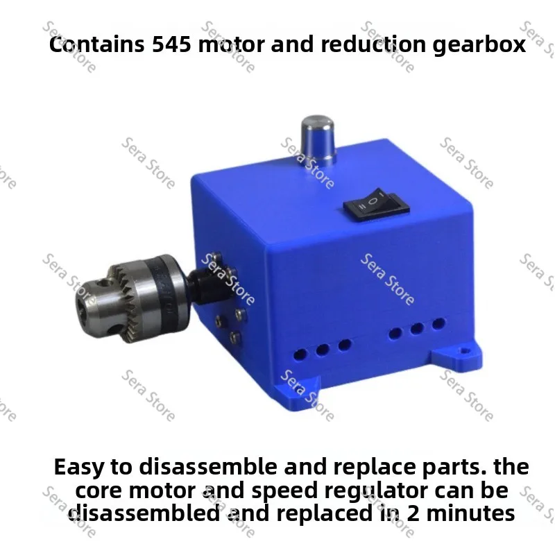 Suitable for Reversible Rotation, Collet Chuck  Foot Pedal Switch 545 Brushed DC 24V Variable Speed Motor Kit with High Torque