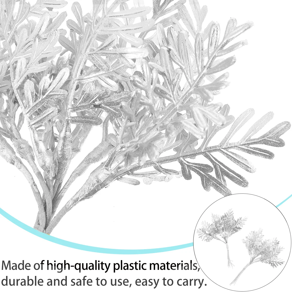 

2pcs Christmas Wreath Materials Artificial Pine Cone Picks Plastic Pine Sticks For Holiday Decor Fake Plants Wedding Home Office