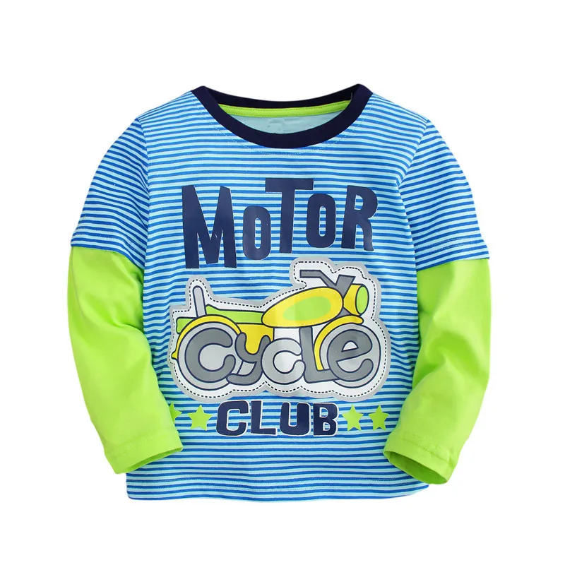 Jumping Meters 18M-6T Children's T Shirts Cotton For Boys Girls Fashion Baby Clothes Long Sleeve Autumn Kids Tops Tees Toddlers