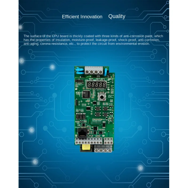 عاكس VFD صغير من سلسلة KM510، 220 فولت/380 فولت، 0.75 كيلو وات إلى 2.2 كيلو وات، التحكم في الحلقة المفتوحة V/F، التحكم في جهد PWM، 74.62 × 151.62 × 110.8 مم