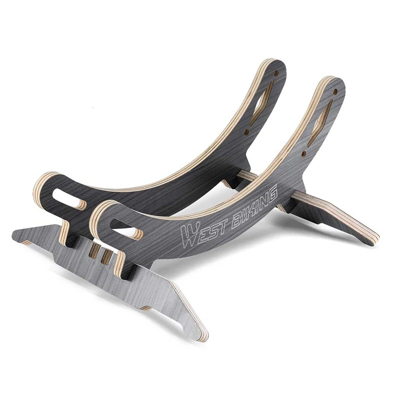 AliExpress West Biking WEST BIKING Wooden Parking Rack Adjustable Bicycle Stand Rack MTB Road Bike Indoor Floor Stand Display Holder Stand Garage