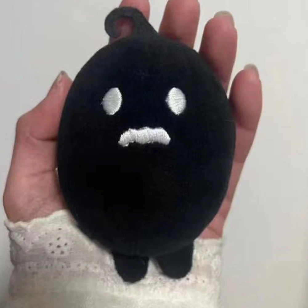 لعبة Stardew Valley Krobus تأثيري دمية محشوة الدمى السوداء بلوشي حقيبة ملحقات للتزيين تجهيزات حفلة الهالوين