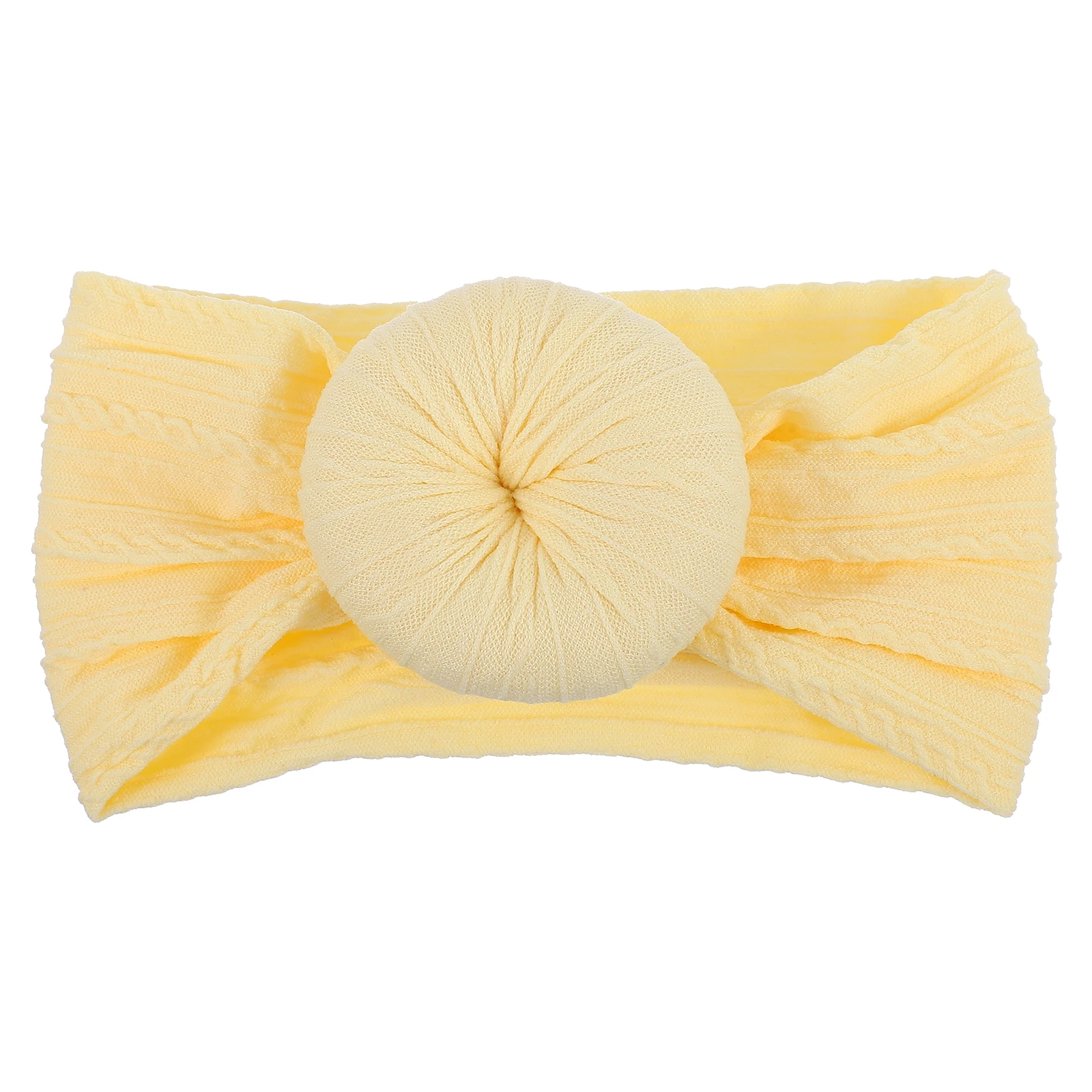 

Hairband Baby Head Wraps Newborn Hair Band Infant Turban Knot Donuts Elastic Stretch Soft Head Wrap For Girls