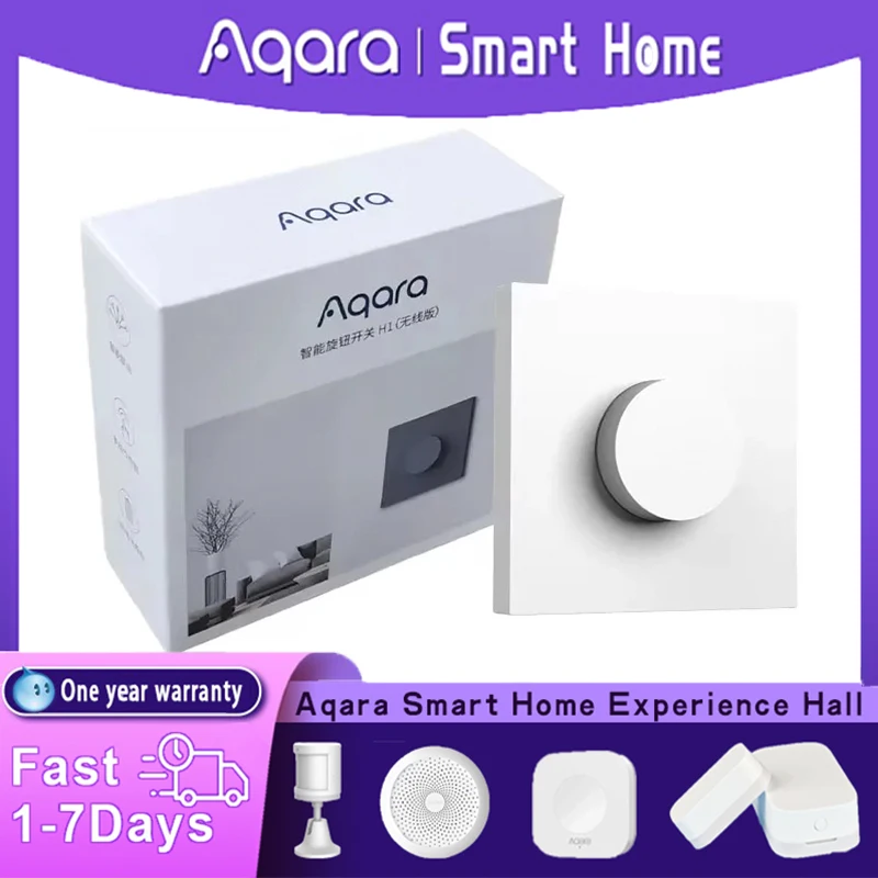 Aqara Smart Rotary Switch H1 Wireless Zigbee3.0 Intelligent Adjustment Off Light Brightness Home Life Remote Control Via Homekit