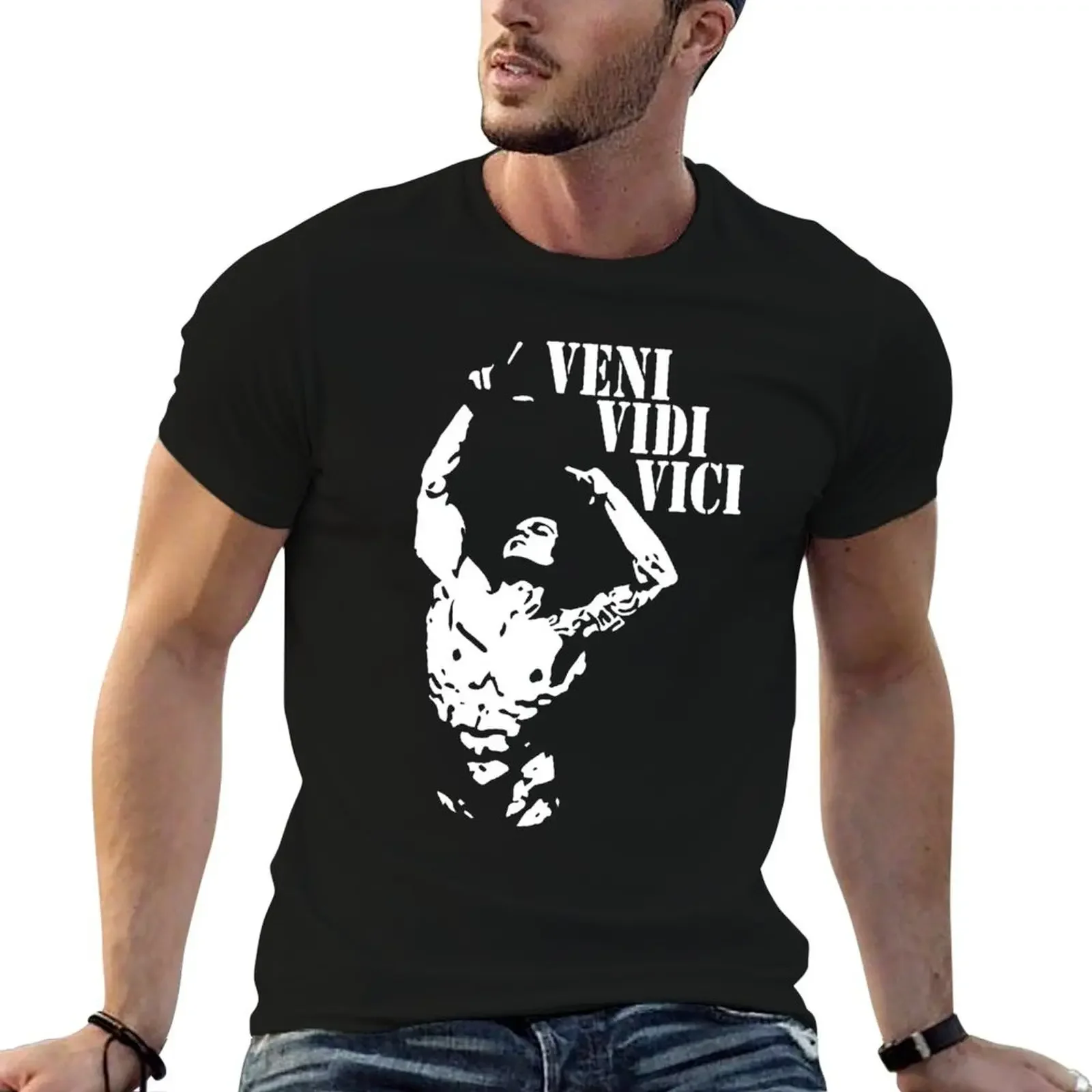 

Zyzz veni vidi vici T-Shirt croswit shirt man oversized t shirt workout shirts for men