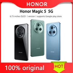 Honor Magic 5G CN 버전, 구글 플레이 스토어 지원, 2 세대 스냅드래곤 8 모바일 플랫폼, 6.73 인치 OLED, 5100mAh