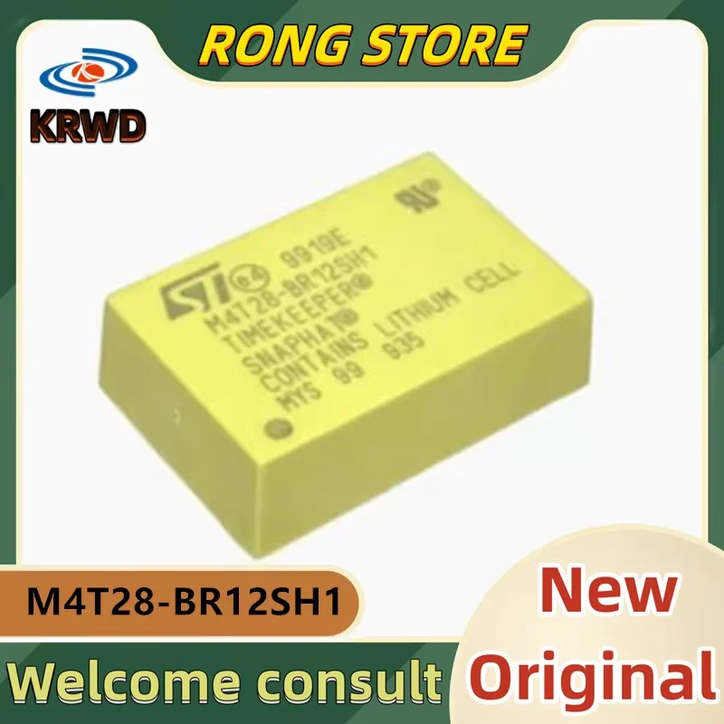 3 uds M4T28-BR12SH1 nuevo y Original M4T28-BR12 M4T28 DIP-4 oscilador de cristal de batería de repuesto