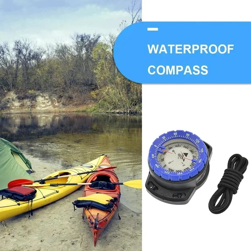 

Bungee Cord Compass Underwater 50m Diving Waterproof Scuba Luminous Diving Watch