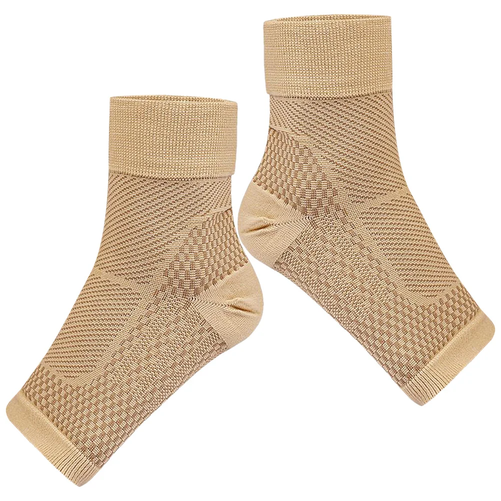 

1Pair Ankle Compression Socks for Women Support Sleeve Foot Brace Plantar Fasciitis Relief Sports Gym Workout Travel Climbing