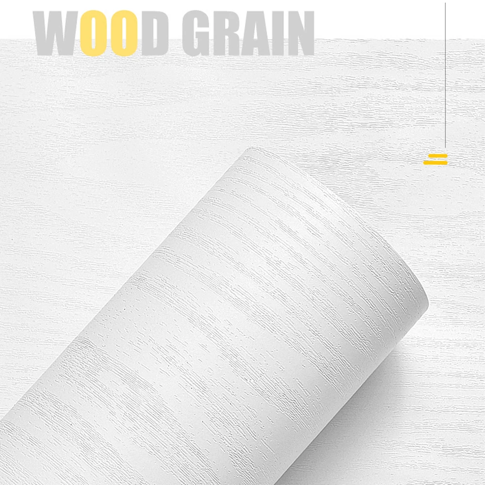 Modern Style Furniture Refurbish Stickers Mould Proof Vinyl Black Wood Grain Contact Paper Self Adhesive Waterproof Wallpaper