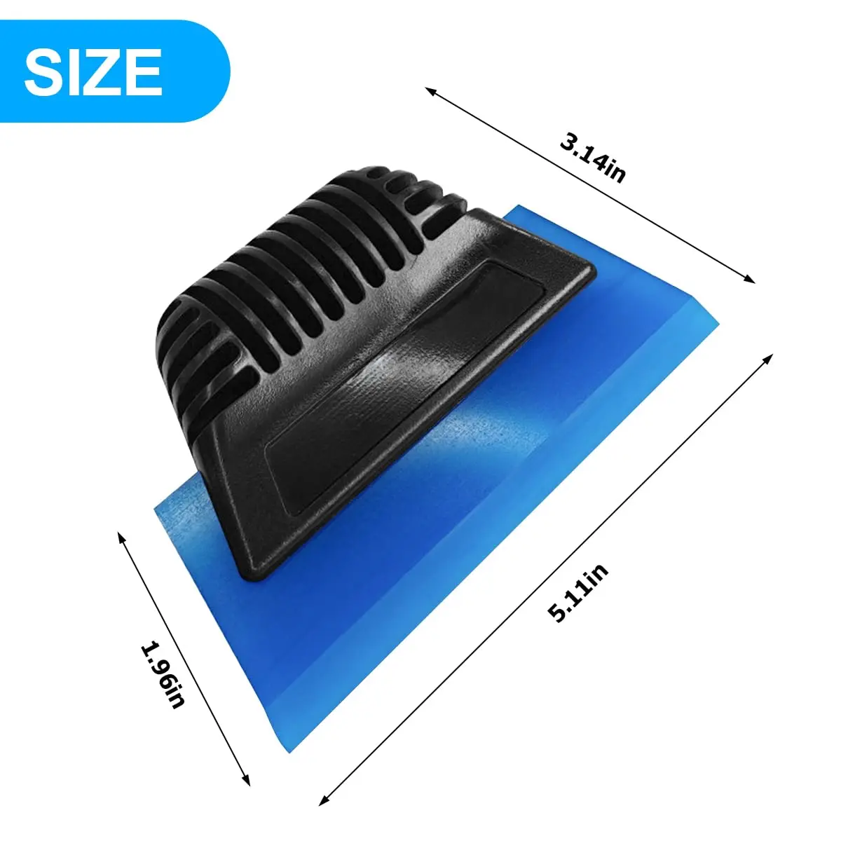 Car Glass Small Window Squeegee, All-Purpose Auto Windshield Water Blade Glass Doors Side Mirror Wiper Shower Bath Tint Squeegee