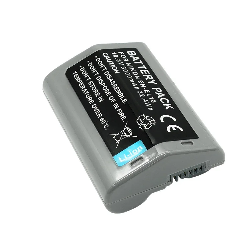 3000mAh EN-EL18 Replacement Battery for Nikon D6 D5 D4 D4S D500 D850 D810 D800 High Capacity Power for Professional DSLR Camera - Image 2