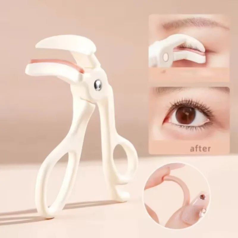 Novice Friendly Wide Angle Borderless Heated Eyelash Curler Rechargeable Electric Eyelash Curling Artifact Long Lasting