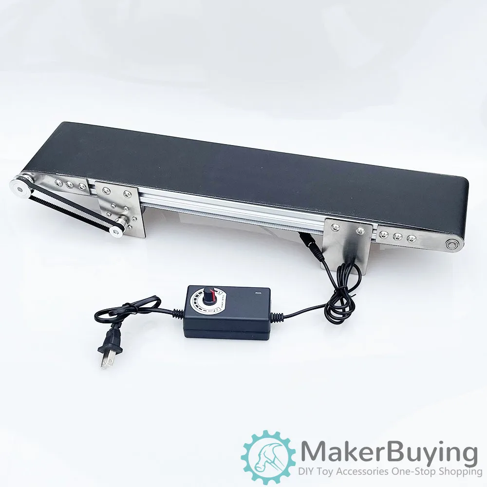 Metal desktop conveyor belt assembly line small conveyor student friction force experiment technology innovation learning ZDH7