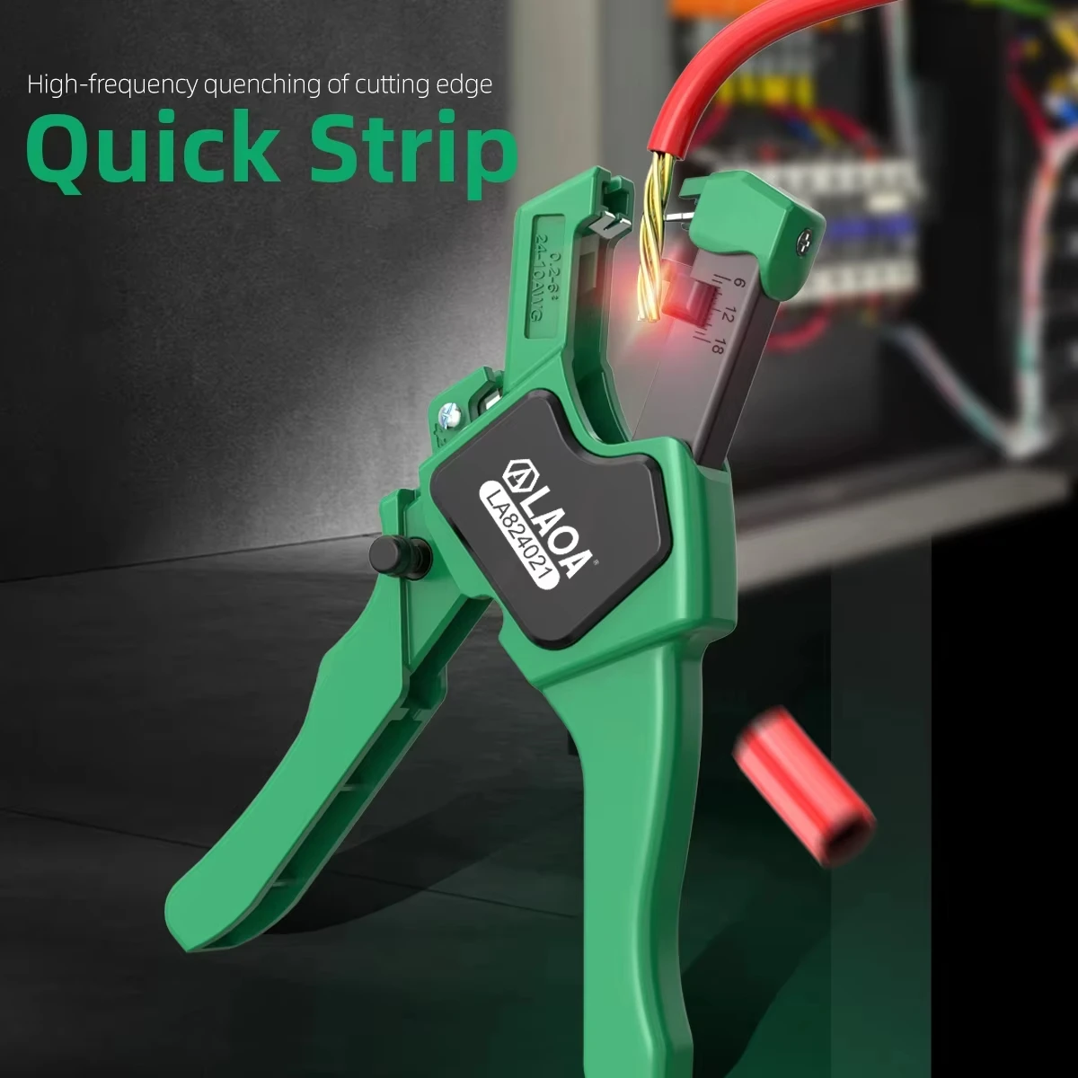 

LAOA Multifunctional Automatic Wire Stripping Pliers 0.2-6mm Cable Cutting Adjustable Electrician Nippers for Home Repair