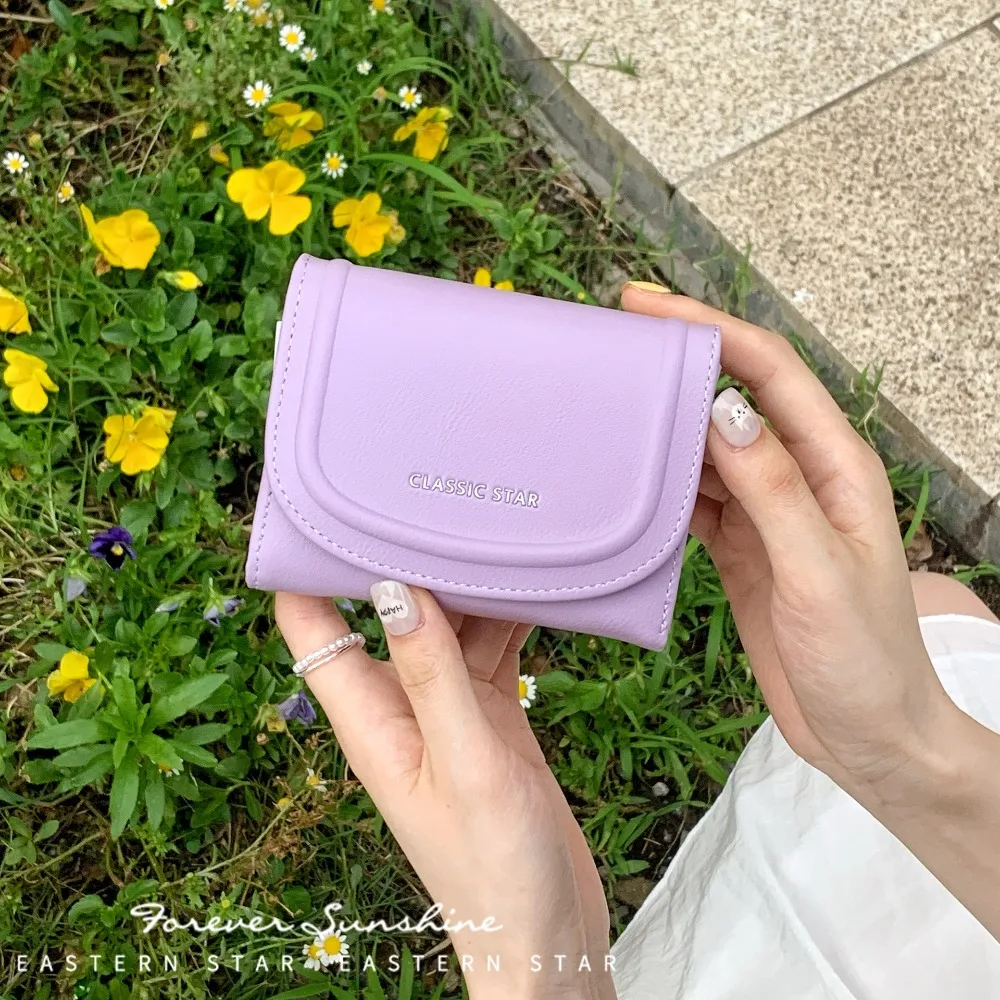 

Portable PU Leather Women's Wallet Waterproof Large Capacity Coin Storage Bags Multifunctional Coin Purse