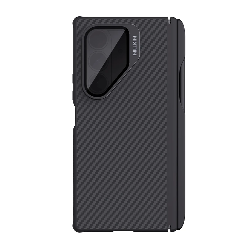 For Samsung Z Fold 7 5G Case, NILLKIN CarboProp, Ultra-Thin Aramid Fiber, Magnetic Stand + Precision Buttons, Stylus Pen Slot