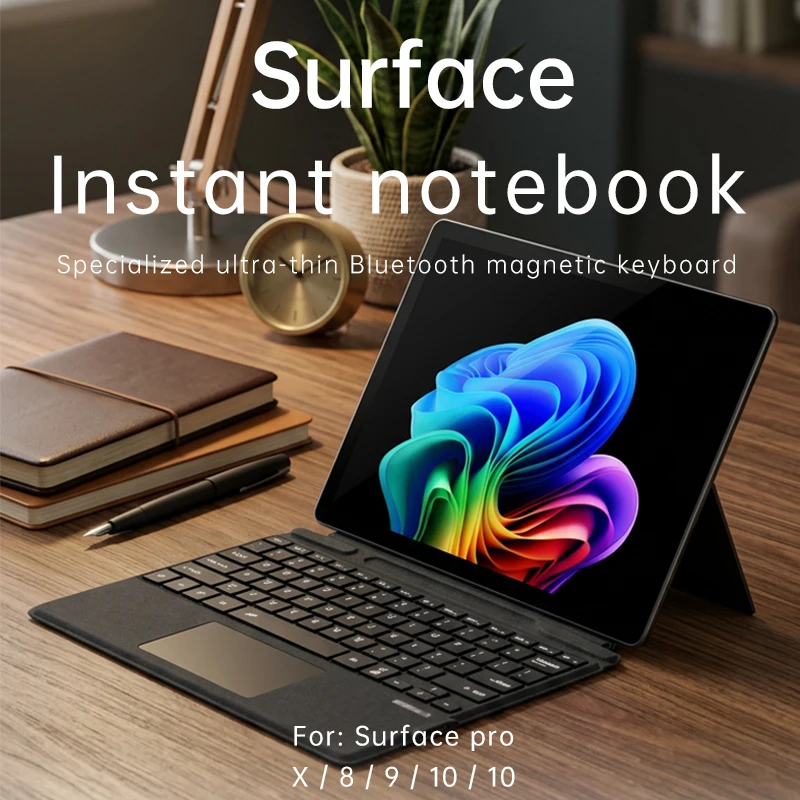 Magnetic Magic Bluetooth Keyboard Is Suitable for Microsoft Surface Pro8/9/X/10/11