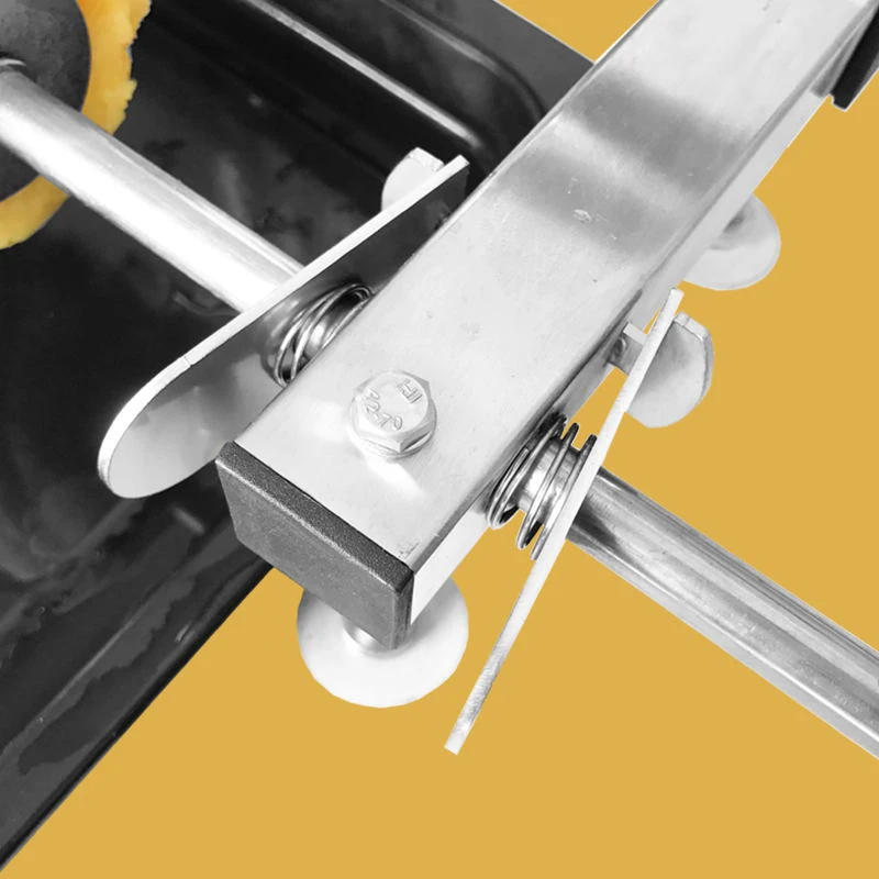 مقشرة أناناس صناعية تجارية عالية الكفاءة مع قاطع أناناس من الفولاذ المقاوم للصدأ 304