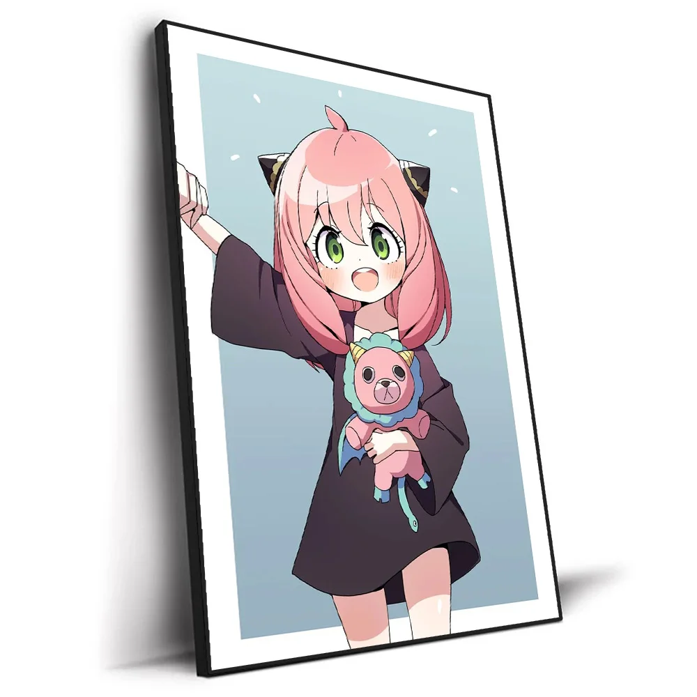 Classic Anime Spy X Family Poster Canvas Painting Dusk Ania Foger Joel Foger Bond Fogger Wall Art Cartoon Character Prints Gifts