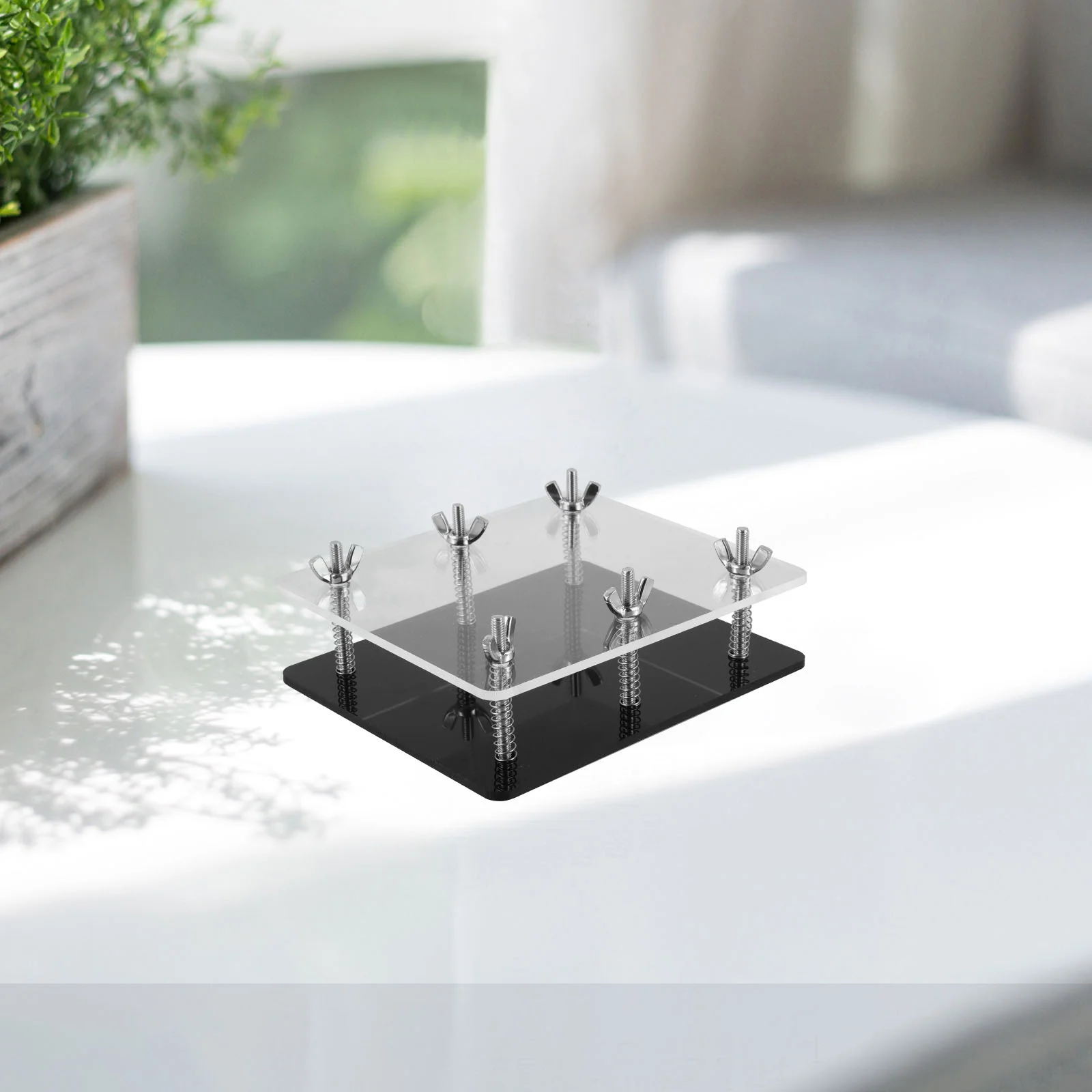 

2Pcs Card Alignment Device Flat Card Press Tool for Cards Straightening and Preservation Portable Repair Kit