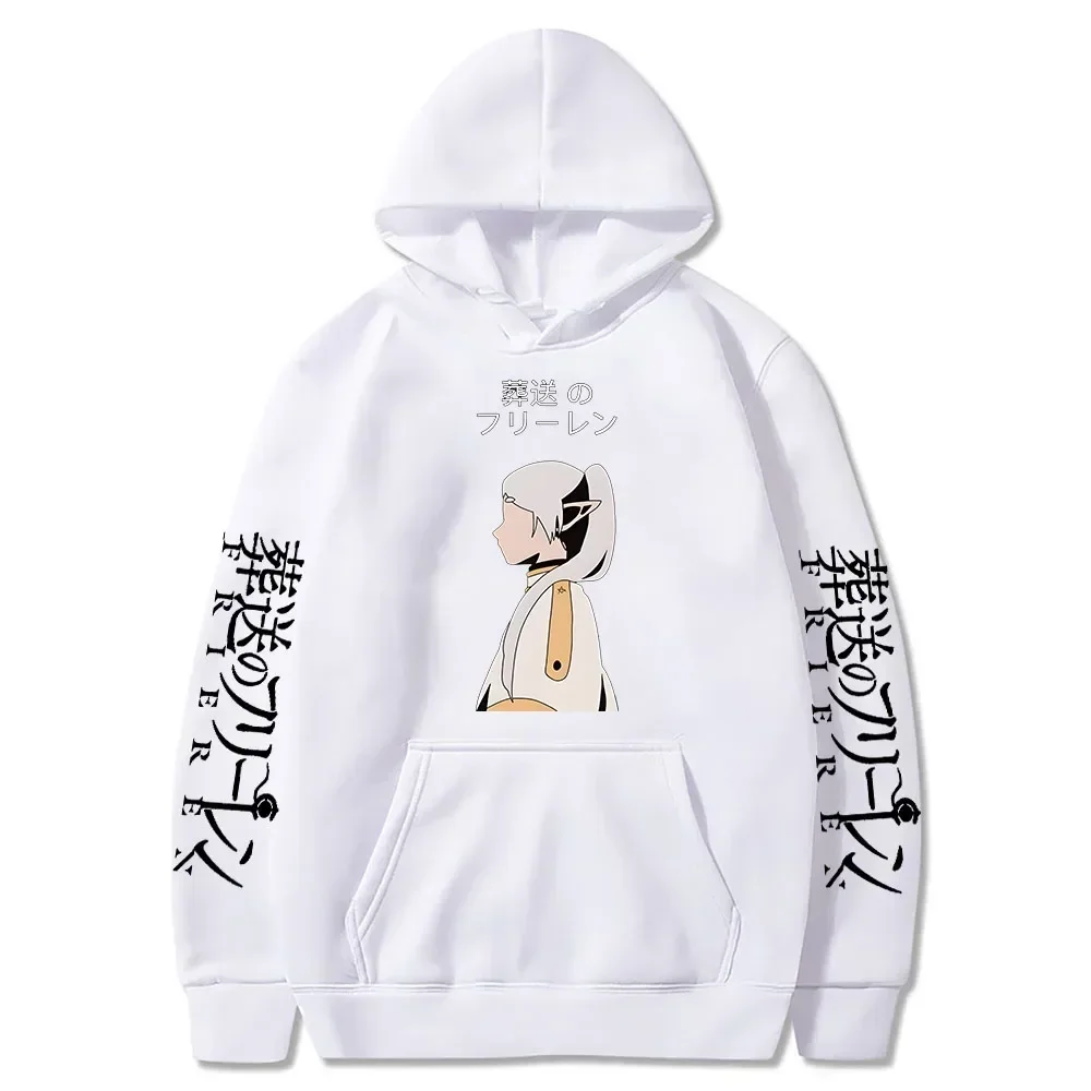 Manga Hooded Sweatshirts Long Sleeve Comfortable Streetwear Hot Anime Frieren Beyond Journey's End Hoodies fot Women