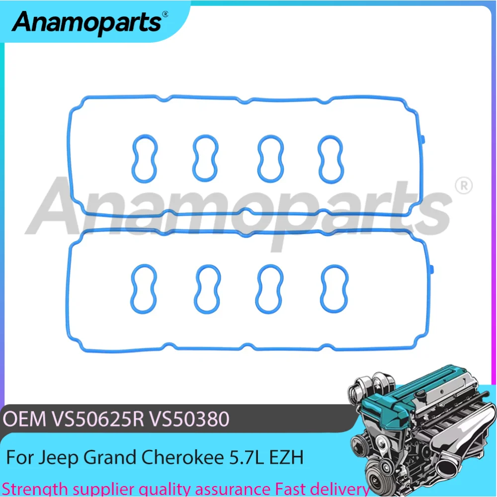 Engine Part Valve Cover Gasket Set Fit 5.7 6.1L V8 GAS For Jeep Grand Cherokee Chrysler 300 Dodge Durango Ram 5.7L 6.1L 03-09