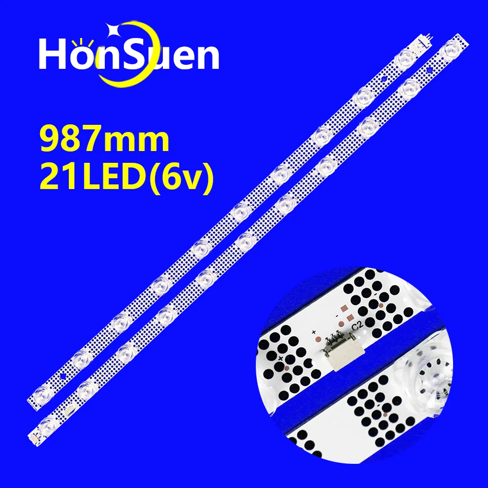 

LED backlight Strip 21LED For 50P635 50S455 50S453 50S451 50F265C 50U3A 50V6EA 50P631 50P631X1 B0101-000384 50S11 21X1 V3-B11
