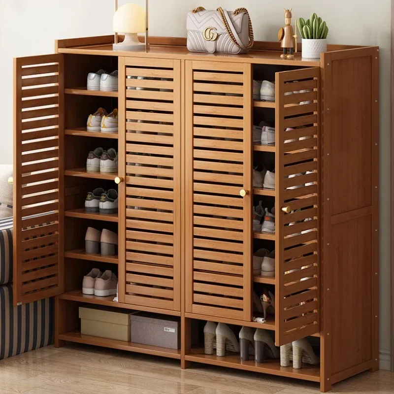 Shoe cabinet for home use, doorstep storage cabinet, wall facing hallway, indoor entrance, rental room, multi-layer shoe rack