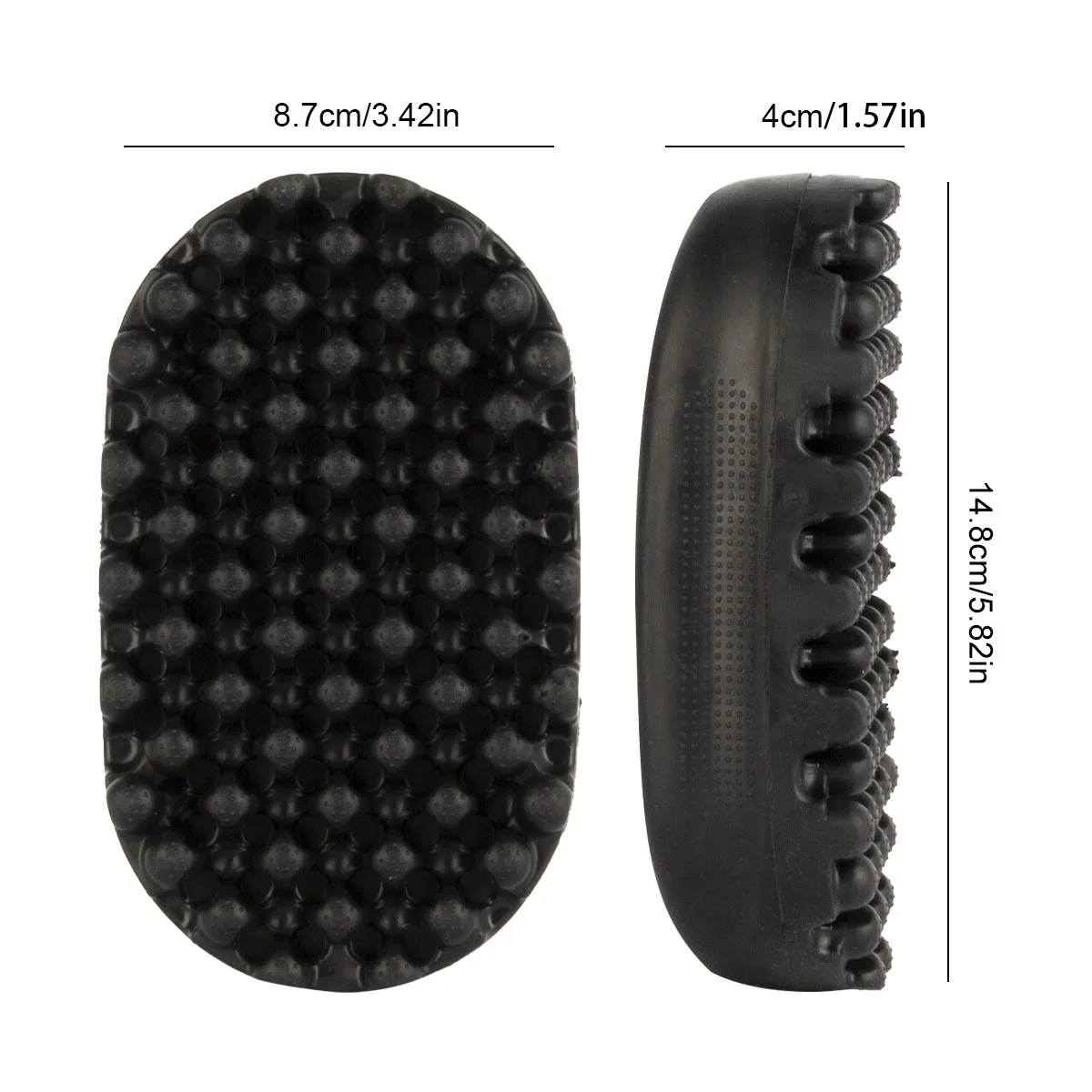 Professional Curly Hair Sponge Twist Brush Magic African Coil Wave Dreadlock Natural Hairbrush Afro Hair Styling Tool Salon - view 6