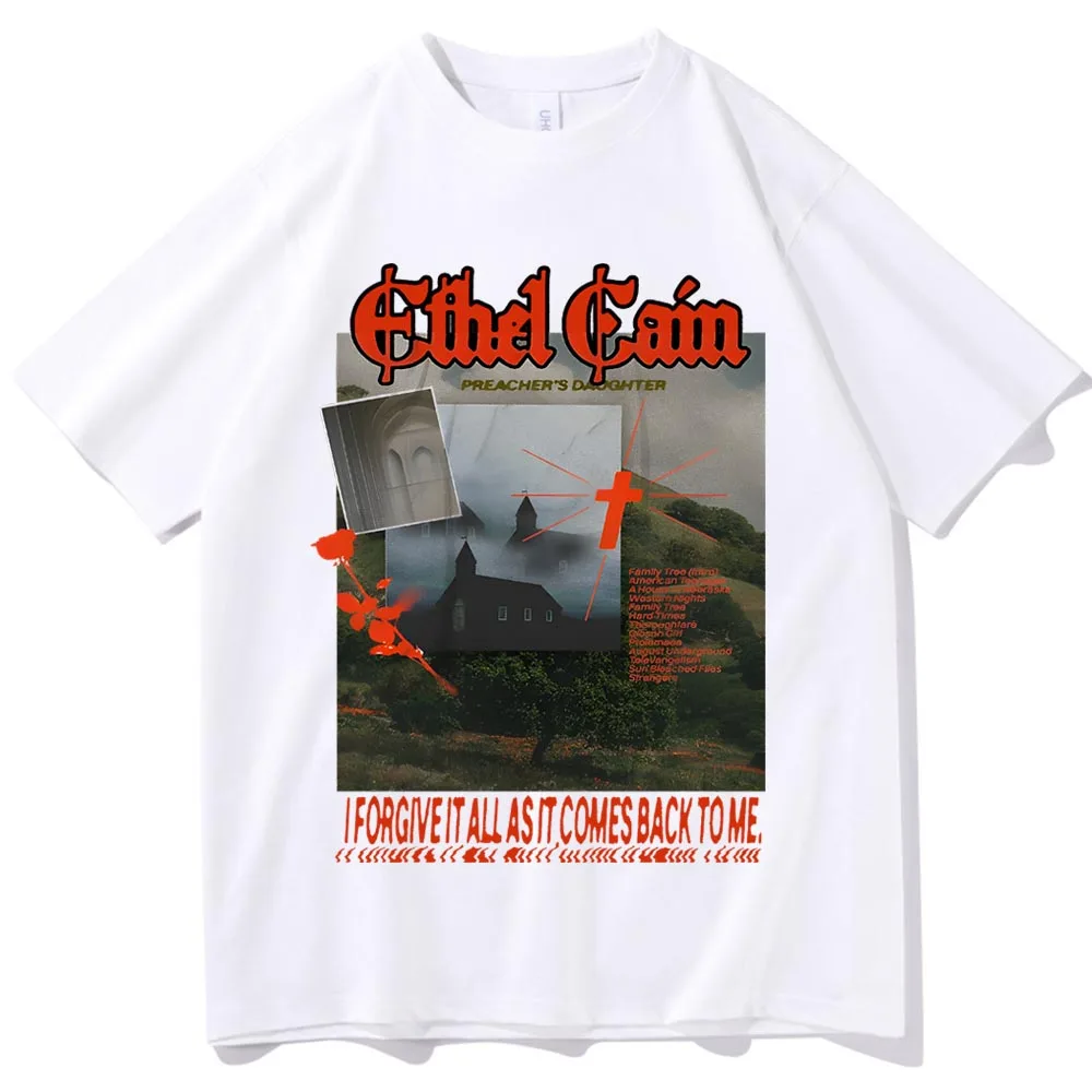 Ethel Cain Preacher's Daughter Shirt O-Neck Short Sleeve Fans Gift Shirts
