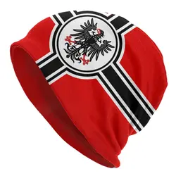 Custom German DK Reich Empire Of Flag Skullies Beanies Caps For Unisex Winter Warm Knitted Hat Adult Germany Proud Bonnet Hats