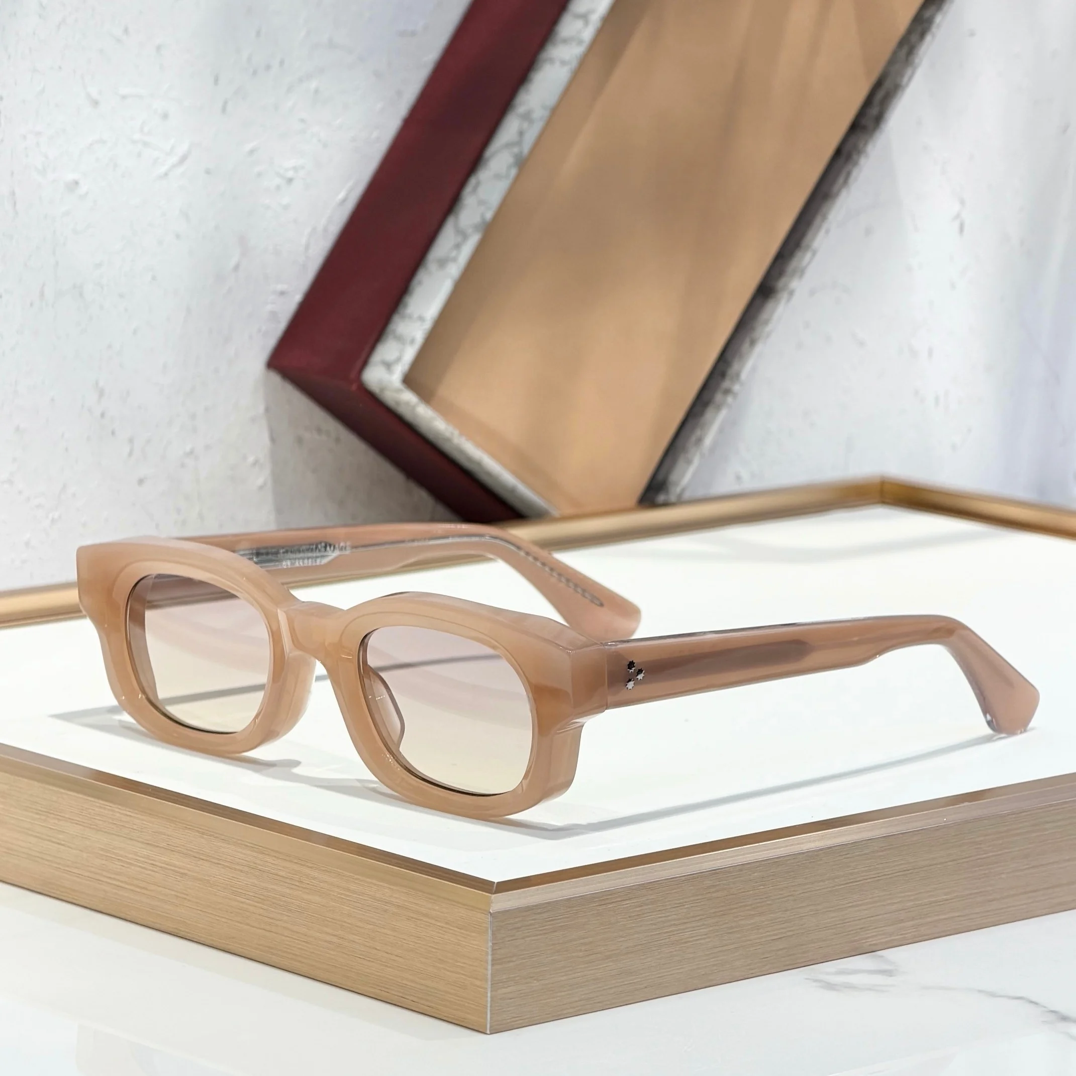 WHISKEYCLONE حجم 48-25 نظارات شمسية عالية الجودة للرجال الكلاسيكية النساء الفاخرة العلامة التجارية مصمم نظارات الموضة UV400 #2