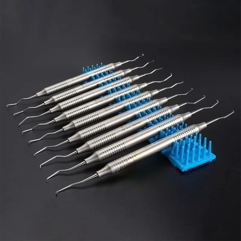 

Dental Curette Jagged Curettes Dentist Scaler Gracey Bone Curette Implant Tools