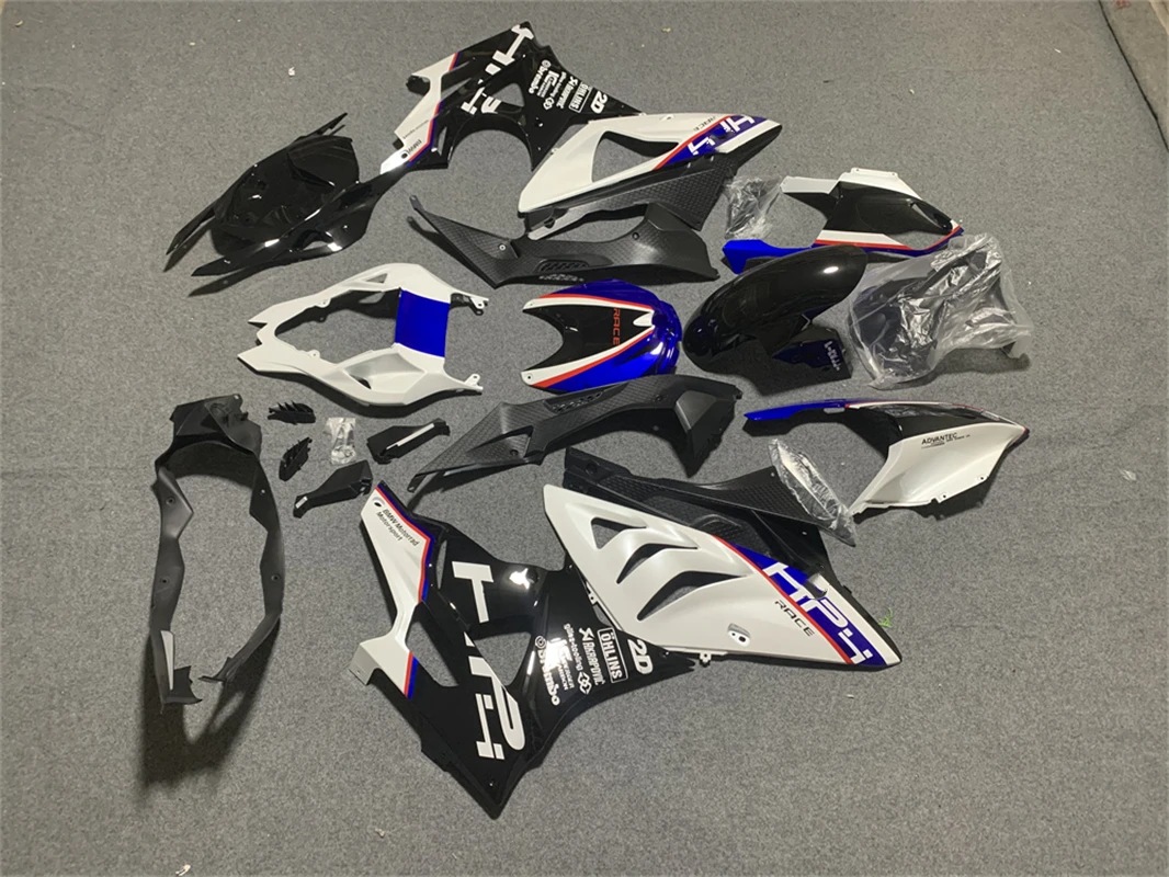 Blue white black Motorcycle Fairing Kit for apply BMW S1000RR HP4 2009 2010 2011 2012 2013 2014 Body Kit