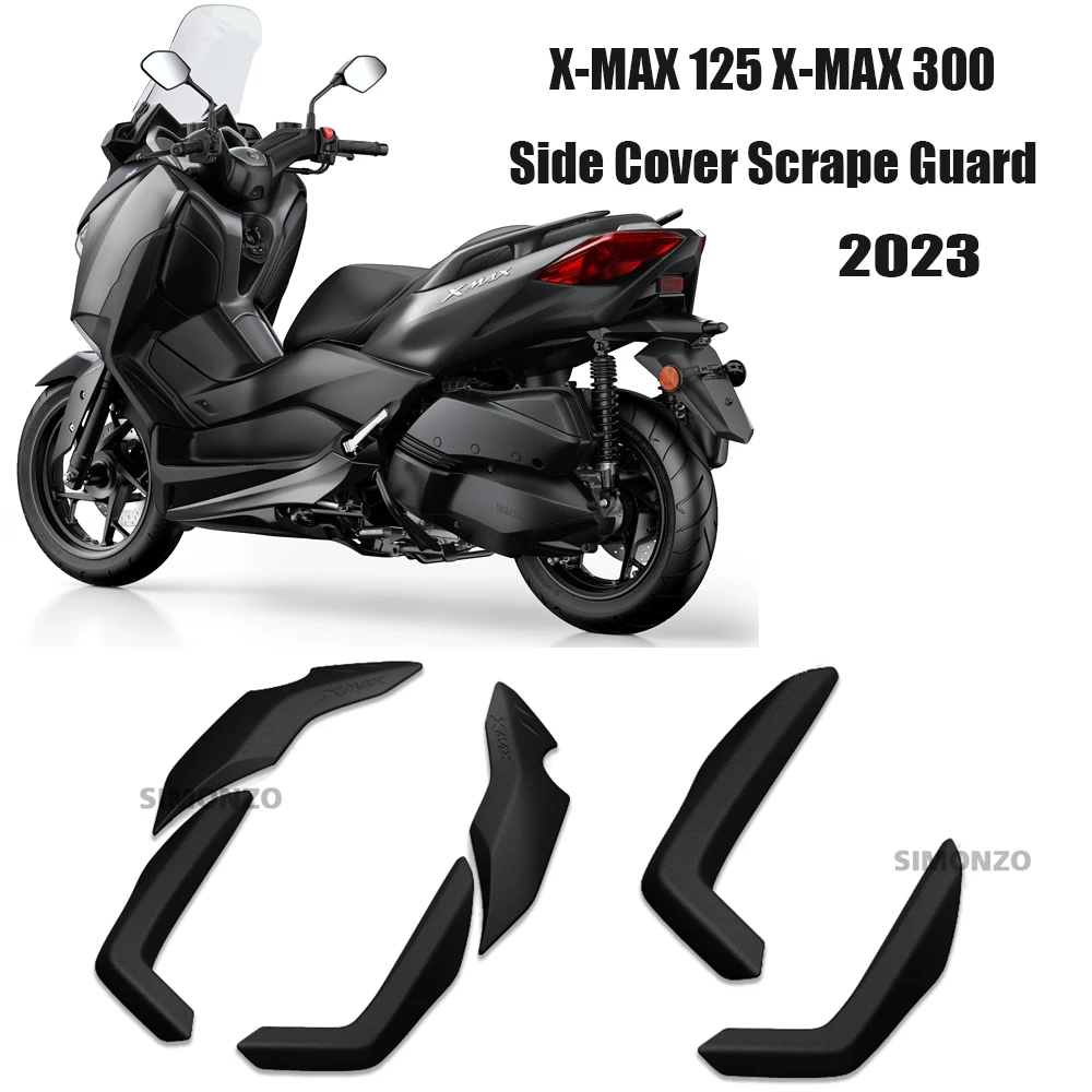 Side Cowl Scratch Panel Side Cover Scrape Guard Skid Plate Scratch Protection For Yamaha Xmax 125 Xmax300 XMAX 300 XMAX 125 2023