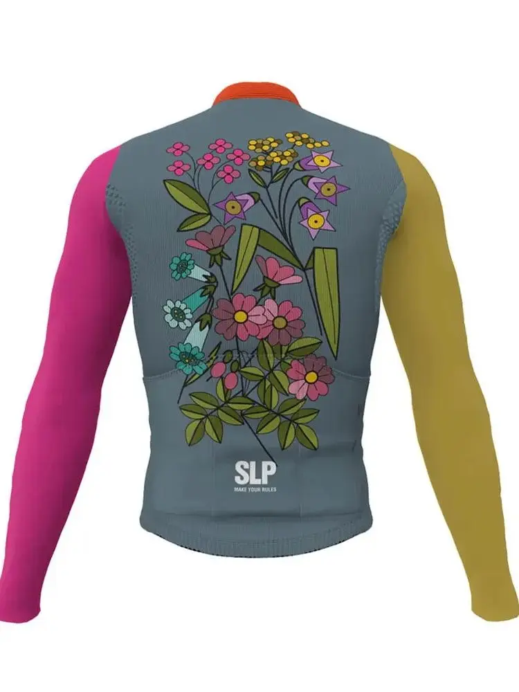 AliExpress SLP 2025 Winter Thermal Fleece Cycling Jacket Top MTB Bike Outdoor TEAM Men's Bicycle Clothing Long Sleeve Shirt Uniform new