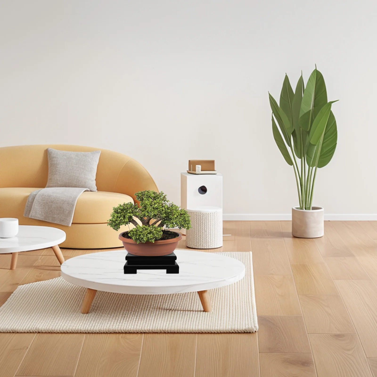 

Crafts Basin Base Display Square Pedestal Stand Solid Wood Pot Planter Vase Holder Plants Sculpture Riser Art