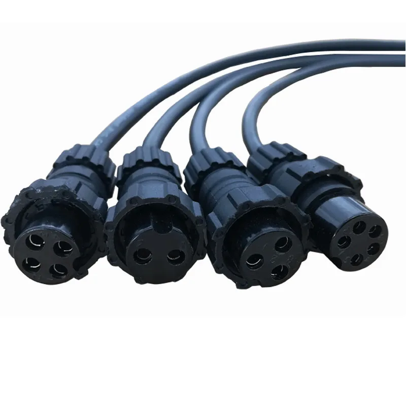 GX16 Aviation Connector 2/3/4/5/6/7/8/9/10 Pin IP68 Waterproof Panel Type Docking Back Nut Male&Female Plug/Socket