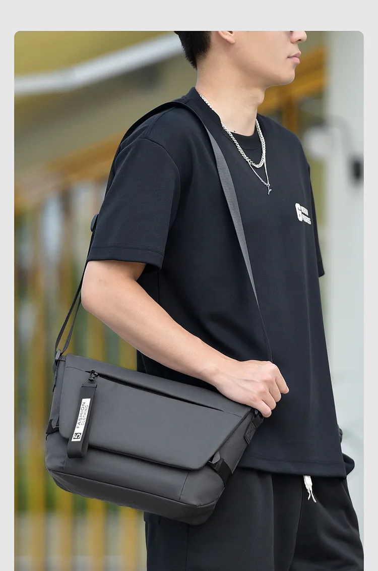 

Fashion Trend Designer Bag Luxury Minimalist Men's Shoulder Bags Business Casual Sling bag Waterproof Crossbody bags for Man sac