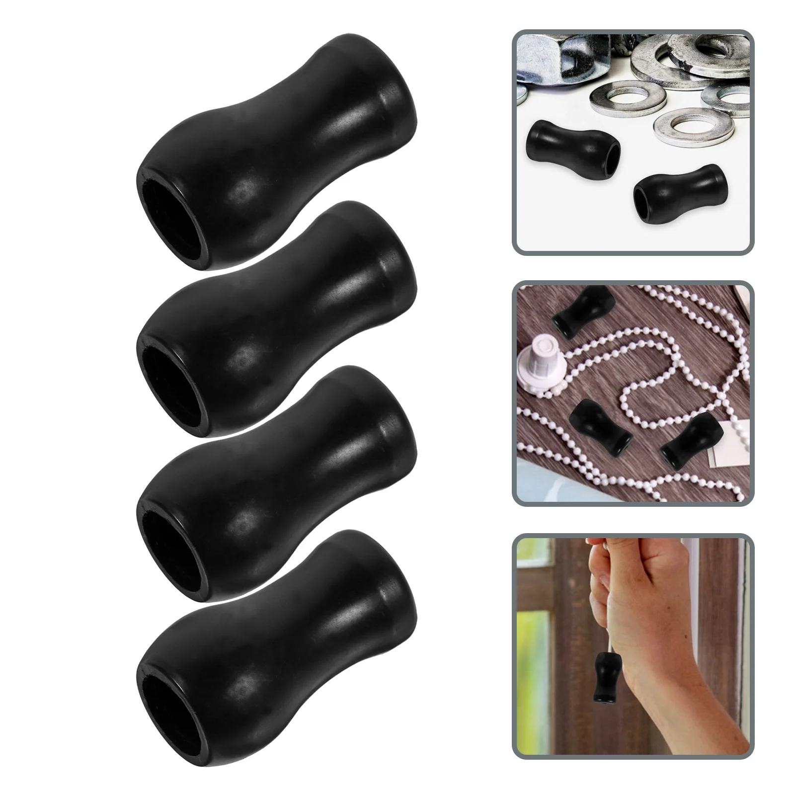 

8pcs Pull Knobs Replacement For Roller Shades Window Blind Ends Curtain Cord Drops Plastic Cord Pulls Blind Accessories