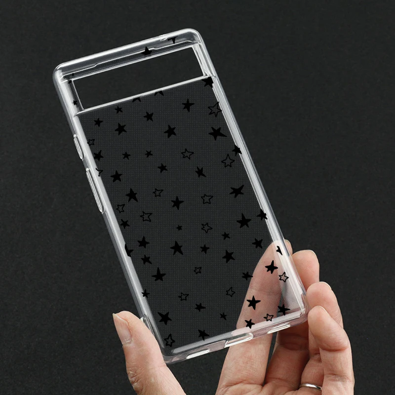 Colorful Stars Ins Phone Case for Google Pixel 9 Pro XL 8 Pro 8a 7 7A 6 6a 6 Pro 7Pro Cartoon Shockproof Cover