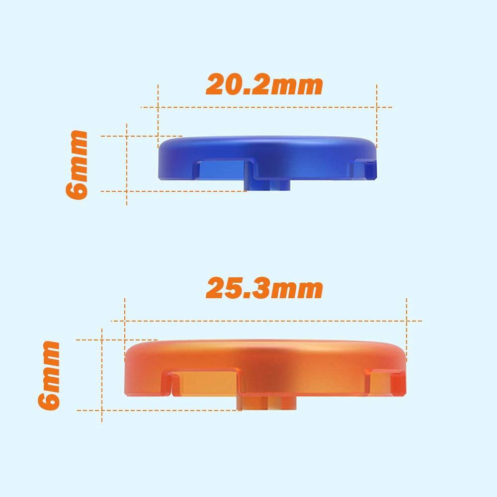 TicKnot Arcade Button Caps Hitbox Button Keycap Mechanical Keycap For Kailh/Cherry/TTC Switch Arcade Stick Hitbox Controller
