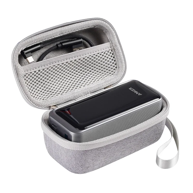 Newest Hard EVA Outdoor Travel Cover Storage Bag Portable Carrying Box Case for Anker Prime 200W Power Bank 20000mAh Power Bank