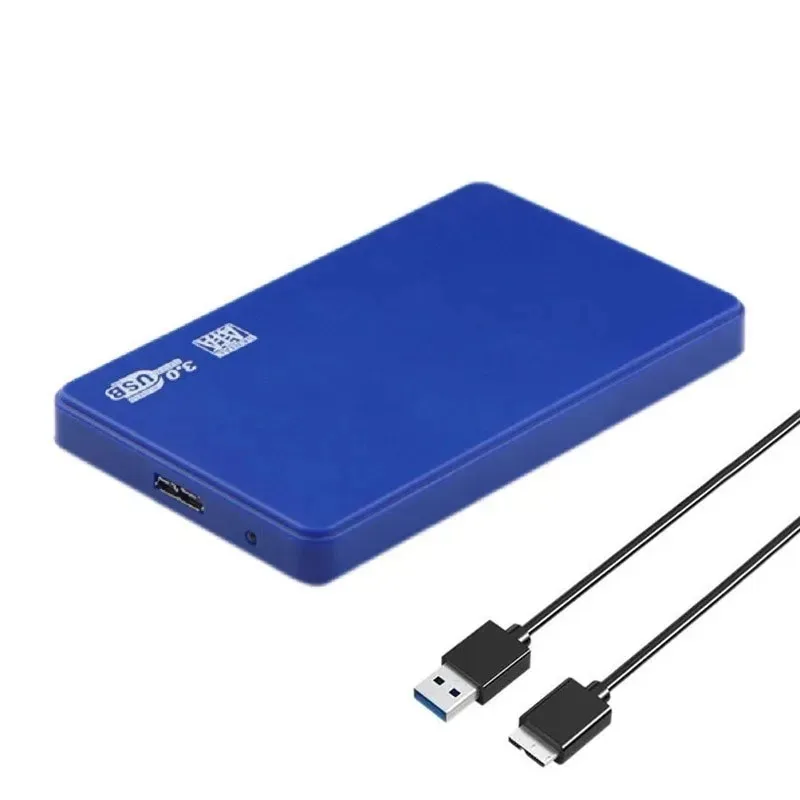 USB 3.0 HDD-Gehäuse 2,5 Zoll SATA HDD SSD Externes Festplattengehäuse 5 Gbit/s Hochgeschwindigkeits-externe Festplatte Festplattenbox für PC Laptop PS5
